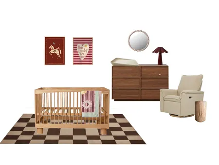 Baby Gurl's room Interior Design Mood Board by Katelacey