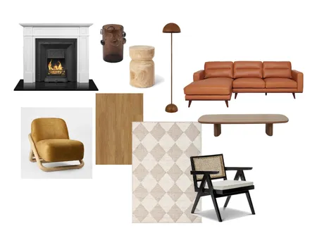 Living Room 3.0 Interior Design Mood Board by alexandrajean