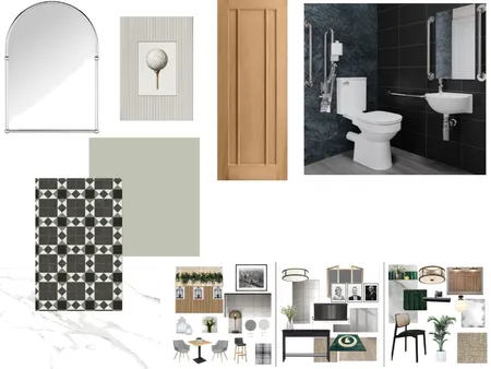 RGC Disabled Toilet Interior Design Mood Board by HelenOg73