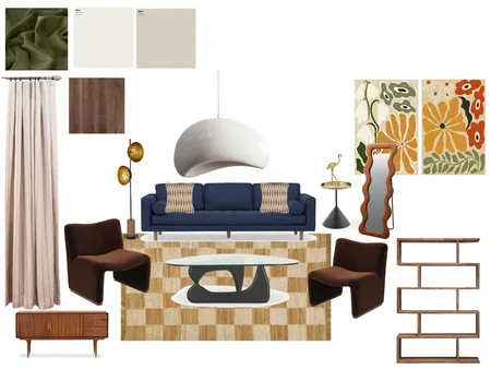 Mid century Modern Interior Design Mood Board by HannahLBullen on Style Sourcebook