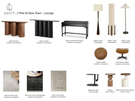 7 Pirie St New Town - Lounge Interior Design Mood Board by EllieG