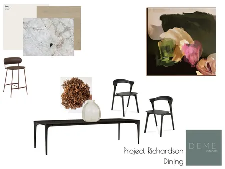 Project Richardson - Dining Interior Design Mood Board by Demé Interiors on Style Sourcebook