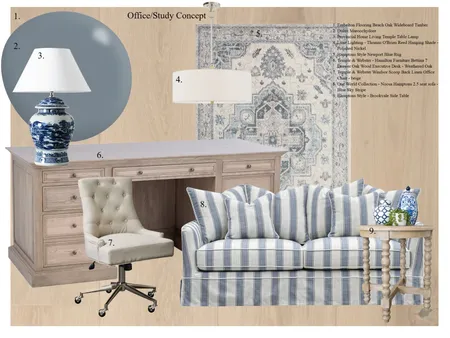 Wyralla Road Office/Study Concept Interior Design Mood Board by botany75 on Style Sourcebook