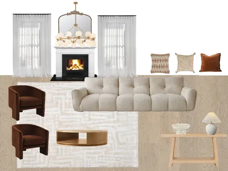 Front living room Interior Design Mood Board by Sukisun