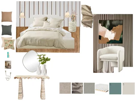 Master Bedroom Interior Design Mood Board by Courtney Hazbic Interiors on Style Sourcebook