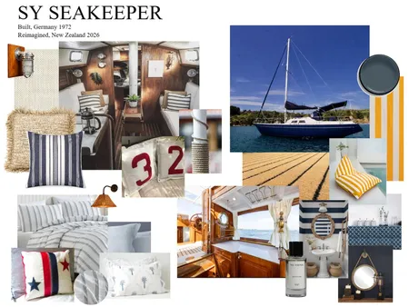 Seakeeper Interior Design Mood Board by Helen Sheppard