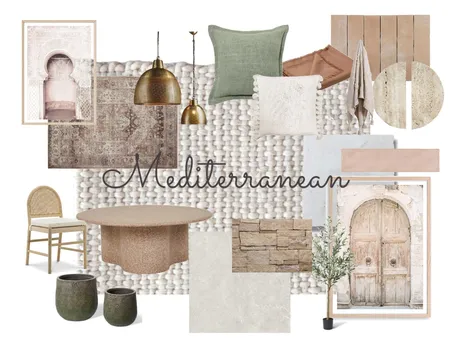 Design Style Mood Board-Mediterranean Interior Design Mood Board by kballew on Style Sourcebook