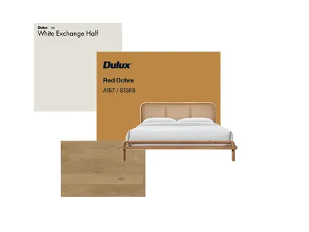 Our Bedroom - red ochre Interior Design Mood Board by kirsten_lj