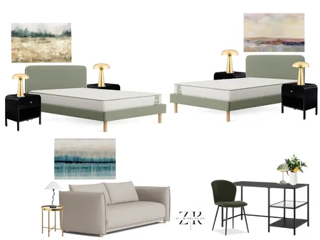 Luxury bedrooms Interior Design Mood Board by Interiors By Zai