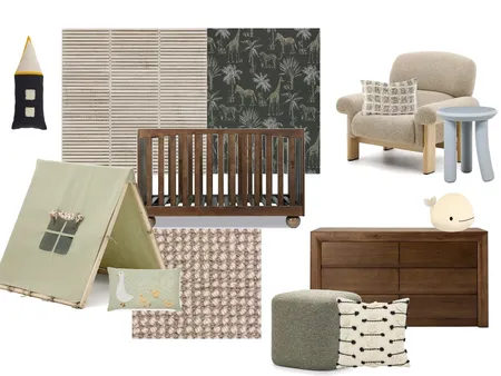 Nursery Interior Design Mood Board by Meticulous spaces