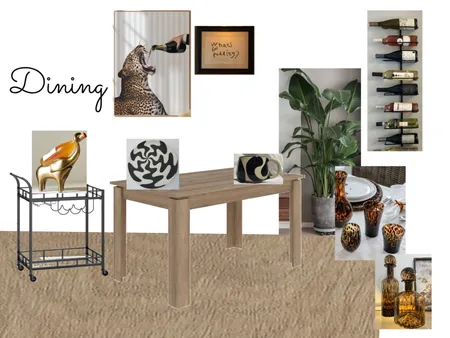 Dining Interior Design Mood Board by Chloe Cheverton