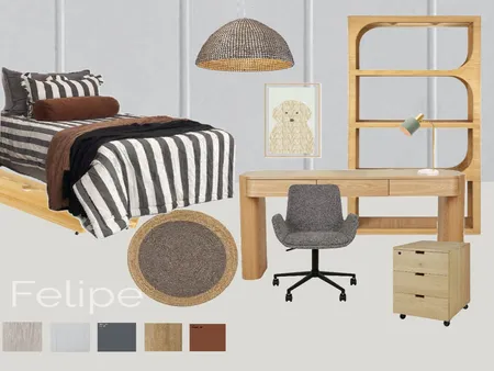 cuarto Feli Interior Design Mood Board by dscala