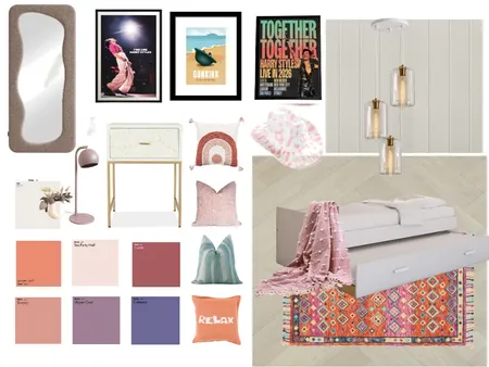 Soft Moodboard 1 Harry Styles teen girl Interior Design Mood Board by mendozateaching on Style Sourcebook