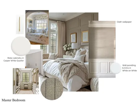 Master Bedroom Interior Design Mood Board by Amanda Webb on Style Sourcebook