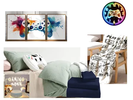 Leo"s bedroom Interior Design Mood Board by IvanaM Interiors