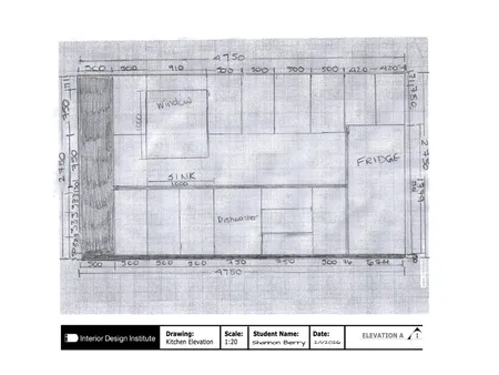 Kitchen Elevation Module 11 Interior Design Mood Board by MOUNTAIN LIVING DESIGNS