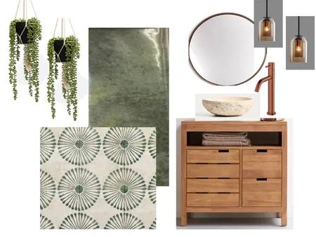 BAÑO BOHO Interior Design Mood Board by Studiohomeluxury