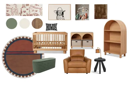 wild west nursery Interior Design Mood Board by trac333