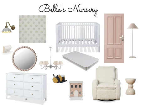 Bella's Nursery Interior Design Mood Board by Luisa Ramalho on Style Sourcebook