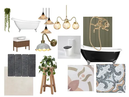 guest bathroom Interior Design Mood Board by claire.hoarau@hotmail.com on Style Sourcebook
