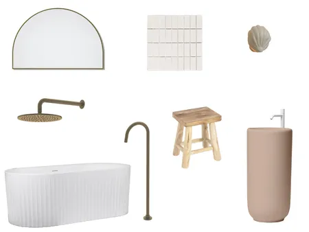 Coastal pink bathroom homepage Interior Design Mood Board by Style Sourcebook on Style Sourcebook