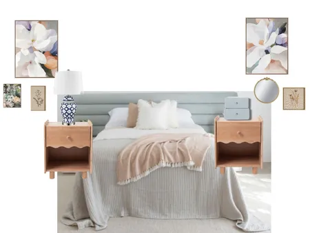 Grandmillennial Cottage Bedroom Interior Design Mood Board by KtCDesigns on Style Sourcebook