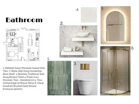Bathroom sample board Interior Design Mood Board by Jiuyuandi on Style Sourcebook