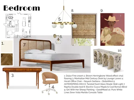 Sample boards - Bedroom Interior Design Mood Board by Jiuyuandi on Style Sourcebook