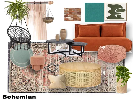 Room Specific Mood Board (Bohemian) Interior Design Mood Board by AshlynDesigns on Style Sourcebook