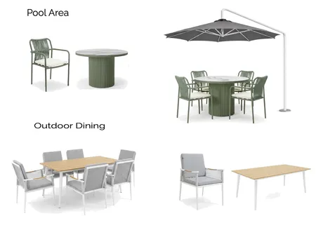 Urraween Pool Area 3 Interior Design Mood Board by Sable + Soleil on Style Sourcebook