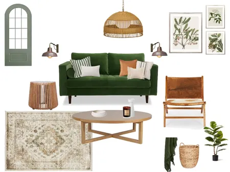 green living room Interior Design Mood Board by Nitzan.foxi@gmail.com