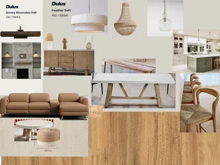 Lounge/Dining/Kitchen combo Interior Design Mood Board by kathok