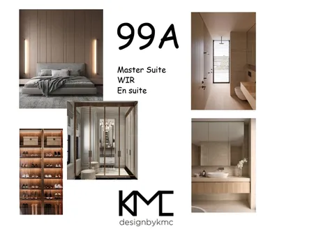 99A Master suite Interior Design Mood Board by designbykmc