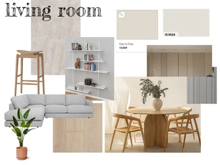 לוח השראה - הדר ואריאל - ראש העין Interior Design Mood Board by Miritwm