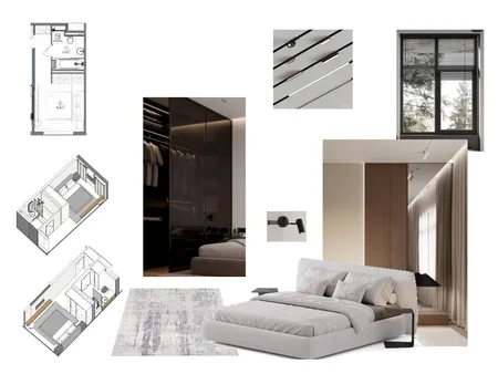 Спальня Interior Design Mood Board by Alexa2025