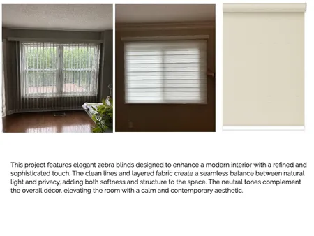 Elegant Zebra Blinds for a Modern Interior | Design2View Interior Design Mood Board by Design2View Blinds & Window Covering on Style Sourcebook