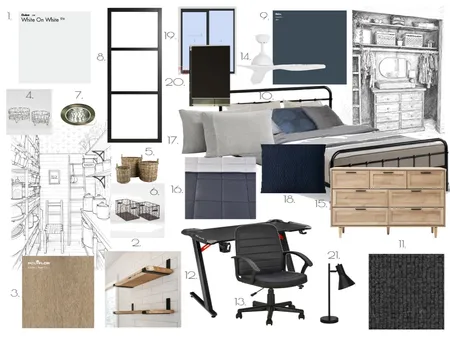 Bedroom/Pantry Interior Design Mood Board by SMHolmes on Style Sourcebook