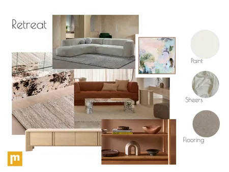Retreat - Norrie Interior Design Mood Board by Morrissey Blinds & Interiors - Home Styling