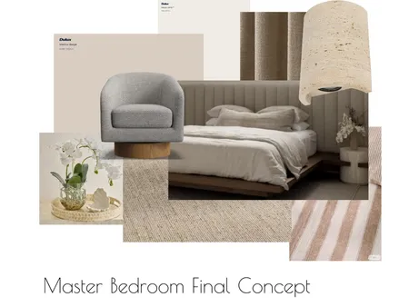 Master Bedroom Final Concept Interior Design Mood Board by admin@frontfootconstructions.com.au on Style Sourcebook
