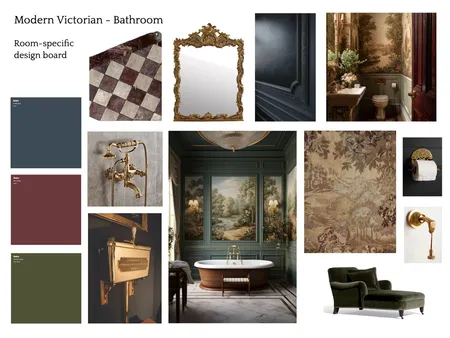 Modern Victorian - Bathroom Interior Design Mood Board by carriegrace on Style Sourcebook