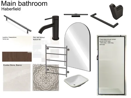 main bath haberfield Interior Design Mood Board by Cunningham Gill Architecture on Style Sourcebook