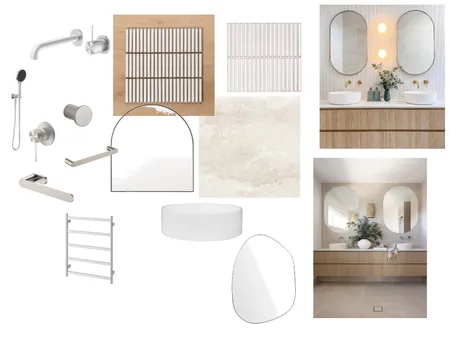 Master Bathroom Interior Design Mood Board by AshleyP1990