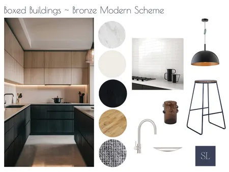 Boxed Buildings ~ Bronze Modern Scheme Interior Design Mood Board by Sharon Lynch Interior Design on Style Sourcebook