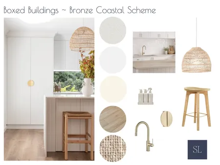 Boxed Buildings ~ Bronze Coastal Scheme Interior Design Mood Board by Sharon Lynch Interior Design on Style Sourcebook
