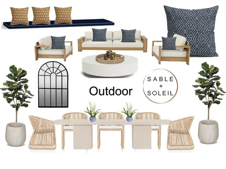 Outdoor Interior Design Mood Board by Sable + Soleil on Style Sourcebook