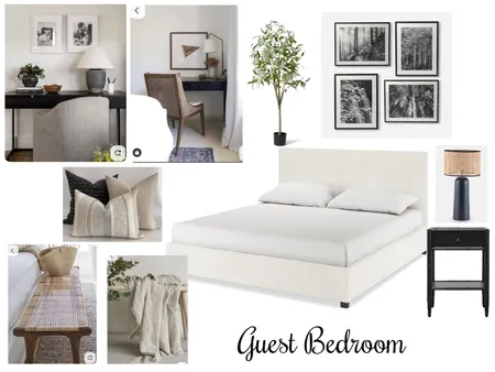 Caroline Guest Bedroom Interior Design Mood Board by Carla Dunn Interiors on Style Sourcebook