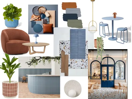 cafe Interior Design Mood Board by Agu