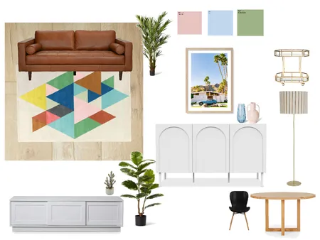 Palm Springs Interior Design Mood Board by ktm023