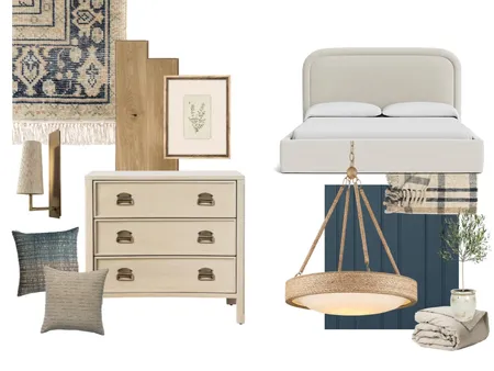 DORMITORIO FARM CHIC Interior Design Mood Board by Milena Florencia