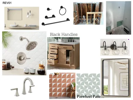 Jimmy's Bathroom REV01 Interior Design Mood Board by MTLuppino@gmail.com on Style Sourcebook
